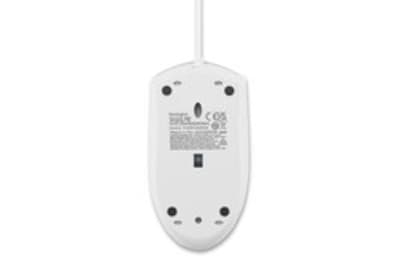 Kensington Pro Fit Washable Wired Mouse Ambidextrous Optical Mouse, White (K75240US)