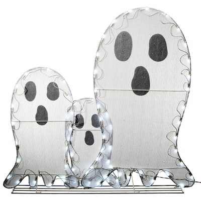 National Tree Company 36" Pre-Lit Ghost Trio (DF-21070011L)