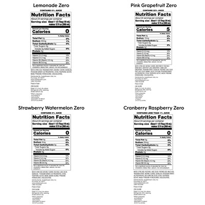 SodaStream Classics Zero Calorie Sugar-Free Variety Pack Drink Mix, 14.9 oz. 4 Bottles/Pack (1101108010)