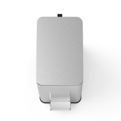 NineStars Stainless Steel Step Trash Can, 2.6 Gallon, Silver (XZD-10-88)