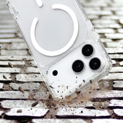 TUFF8 MagSafe Phone Case for iPhone 18 Pro, Shock Absorbing, Clear (T8M-IP1803)