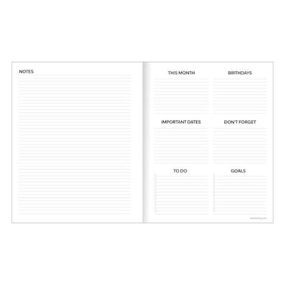 2027 TF Publishing Blue Blocks 6.5" x 8"  Monthly Standard Planner, Paperboard Cover, Multicolored (27-4200)