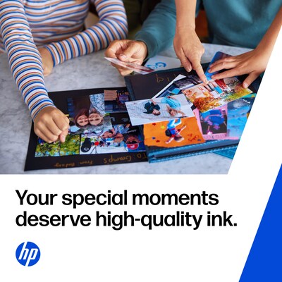 HP 63XL / 65XL Black High Yield Ink Cartridge, Prints Up to 300 Pages (B7RT5AN)