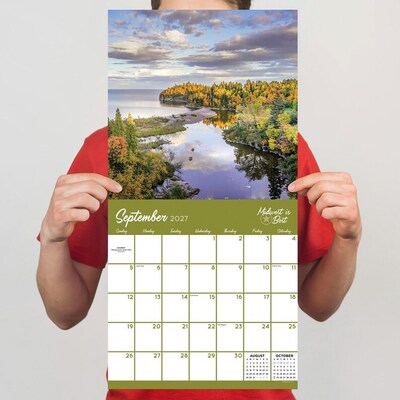 2027 TF Publishing Midwest Is Best 11" x 12" Monthly Wall Calendar, Multicolored (27-1047)