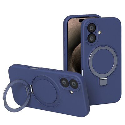 SaharaCase Venture MagSafe Phone Case for iPhone 16 Plus, Shock Absorbing, Midnight Blue (CP00653)