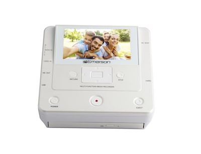 Emerson EMT-1200 Multimedia Recorder with 4.3-In LCD Screen: Record Videos, Music, and Photos from Phone to DVD (EMT-1200 - WH
)