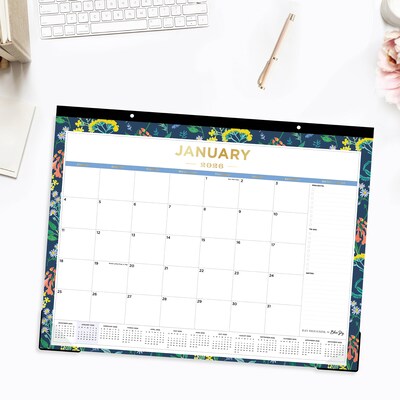 2026 Day Designer for Blue Sky Meadow 22" x 17" Monthly Desk Calendar (148689-26)