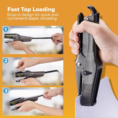 Bostitch B8 Heavy Duty Handheld Stapling Pliers, 45-Sheet Capacity, Black (02245)