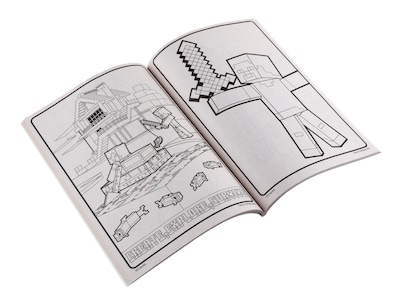 Crayola Minecraft Characters Youth Coloring Book, 96 Pages (04-0733)