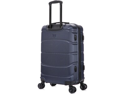 DUKAP SENSE Polycarbonate/ABS Medium Suitcase, Blue (DKSEN00M-BLU)