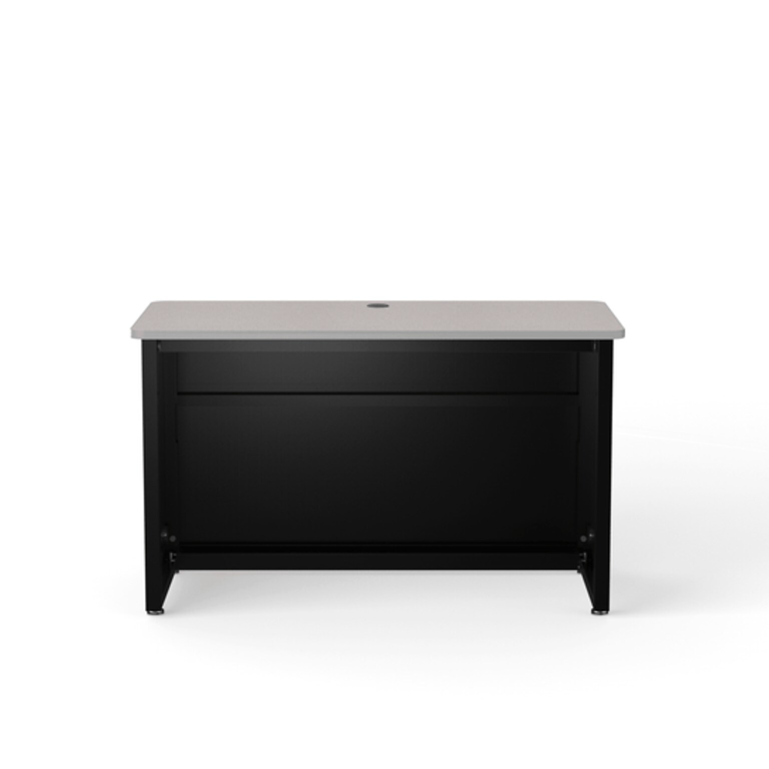 VersaDesk 48W Enclosed Versa Classroom Desk, Grey/Black (CD4824-BG)
