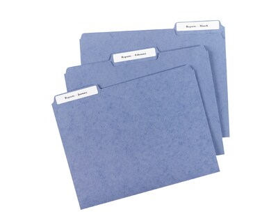 Avery Mini-Sheets Laser/Inkjet File Folder Labels, 2/3" x 3-7/16", White, 300 Labels/Pack (2181)