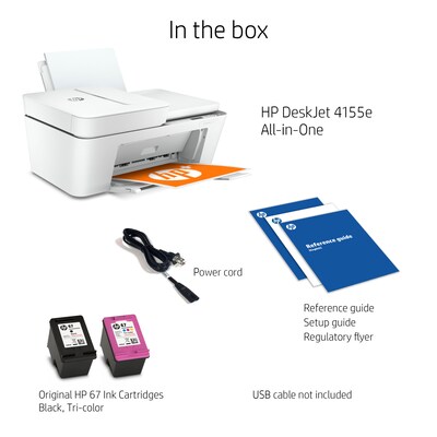 HP DeskJet 4155e Wireless Color All-In-One Inkjet Printer (26Q90A)