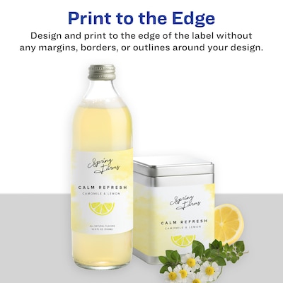 Avery Rectangle Laser/Inkjet Multipurpose Labels, 2" x 6", White, 200 Labels/Box (94242)