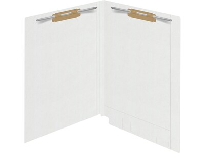 Medical Arts Press Kardex Match Reinforced End Tab File Folder, Straight Cut, Letter Size, White, 50/Box (S-09484-WHT)