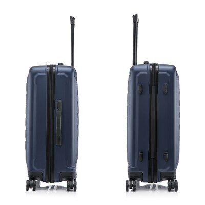 US Army FOX 24" Hardside Suitcase, 4-Wheeled Spinner, TSA Checkpoint Friendly, Navy Blue (USLFOX00M-BLU)