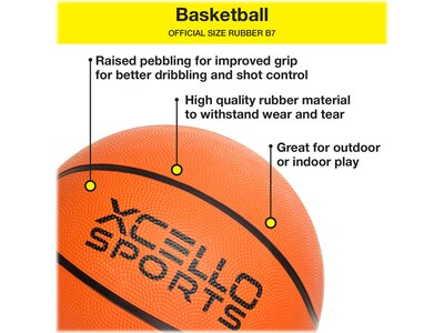 Xcello Sports Multisport 3-Ball Assortment Set, Assorted Colors (XS-SB-BB-JRFB-3)