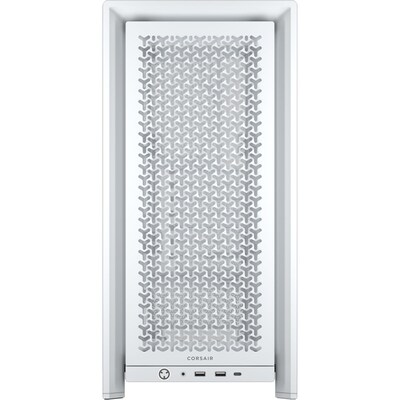 CORSAIR FRAME 4000D ATX Mid-Tower Computer Case, White (CC-9011291-WW)