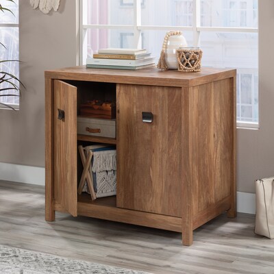 Sauder Cannery Bridge  30" Storage Cabinet with 2 Shelves, Sindoori Mango (429515)