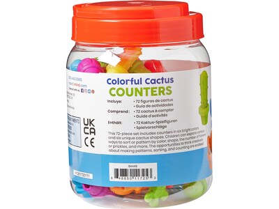 hand2mind Colorful Cactus Counters (94449)