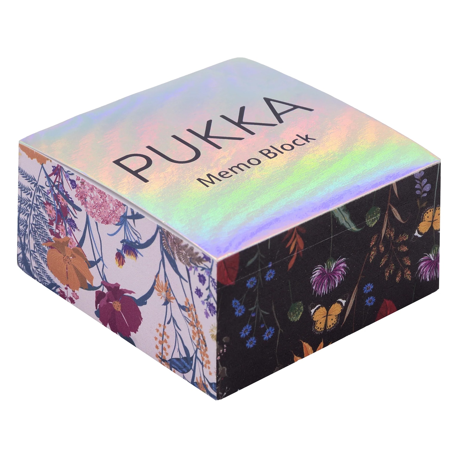 Pukka Pad Bloom Memo Block, 3.15 x 3.15, Multicolor, 500 Sheets/Pad, 2 Pads/Pack (9514-BLM)