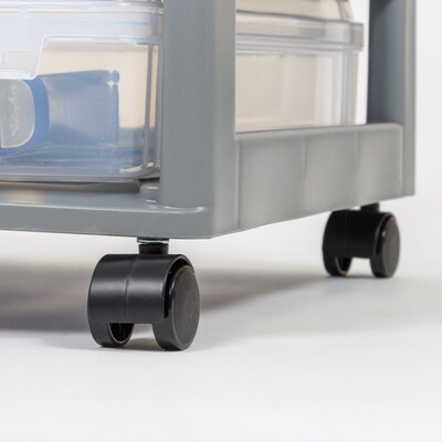 Iris 5-Drawer Storage Cart, Gray (585124)