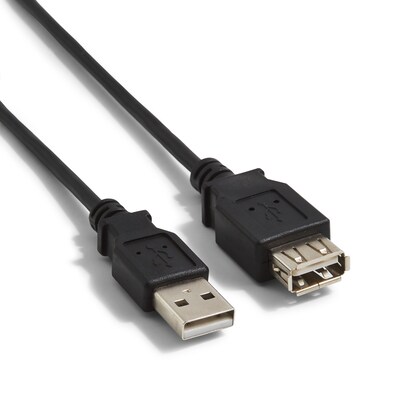 NXT Technologies™ 6' USB A Male/A Female, Black (NX29753)