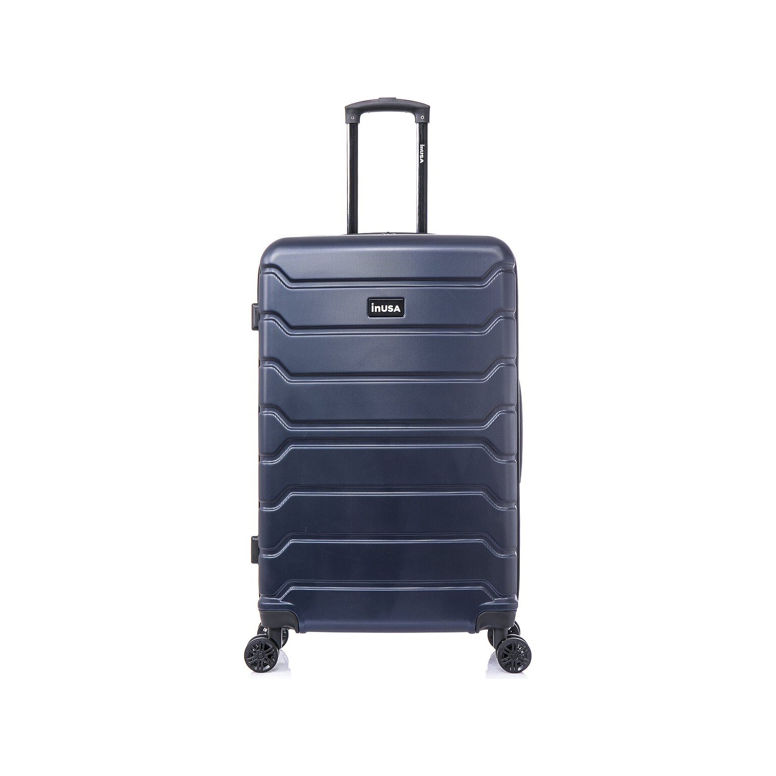 InUSA Trend 28 Hardside Suitcase, 4-Wheeled Spinner, TSA Checkpoint Friendly, Blue (IUTRE00L-BLU)