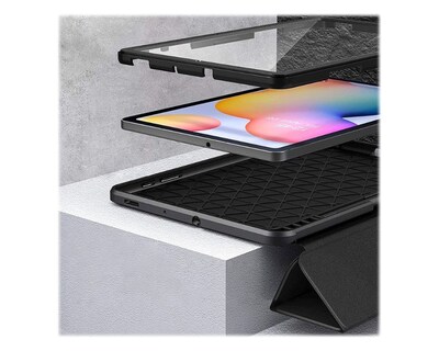 SaharaCase Heavy Duty Folio Case for Samsung Galaxy Tab S6 Lite (2020/2022), Black (TB00256)