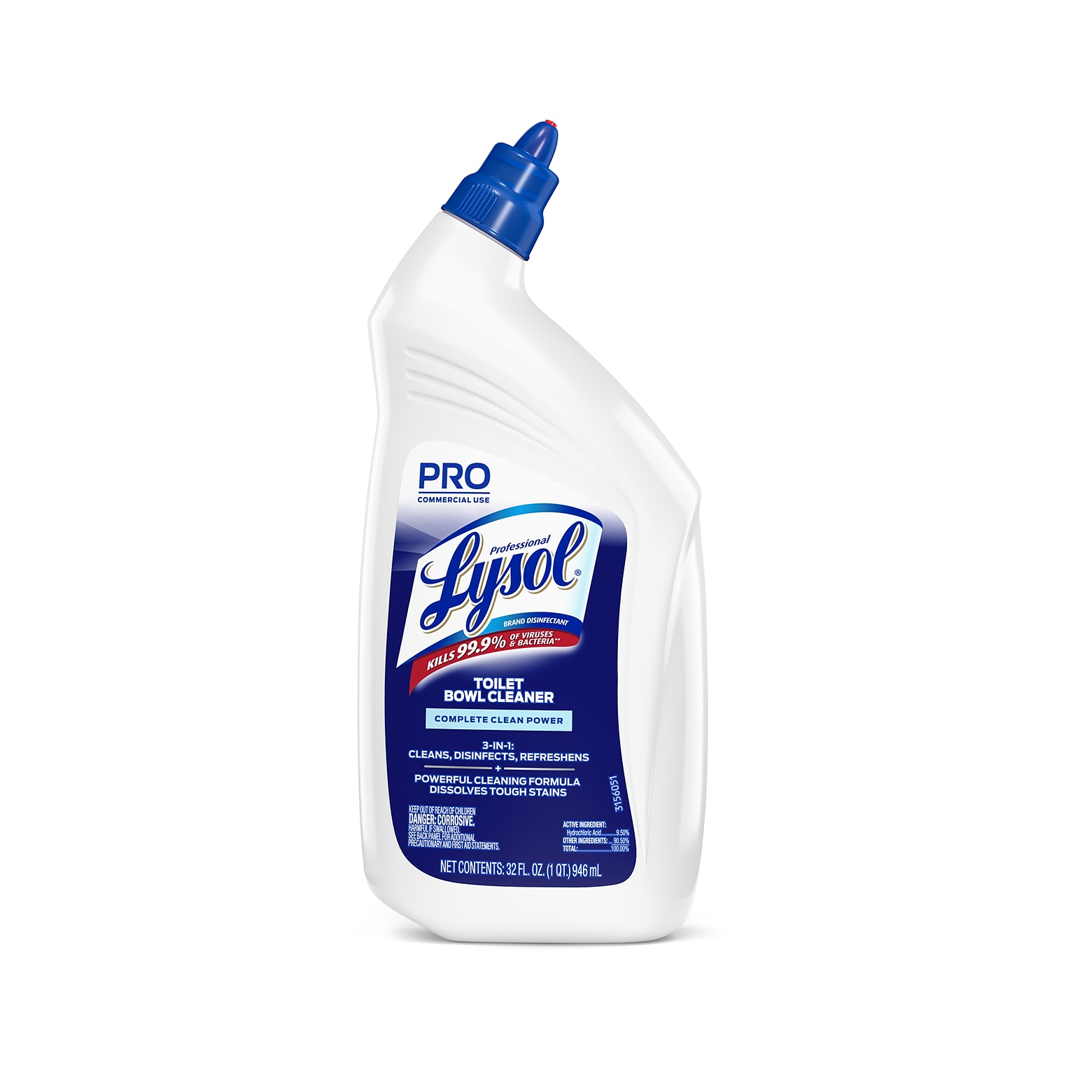 Lysol Professional Disinfectant Toilet Bowl Cleaner, Wintergreen Scent, 32 oz. (3624174278)