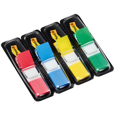 Post-it Flags, .47" Wide, Assorted Colors, 140 Flags/Pack (683-4)