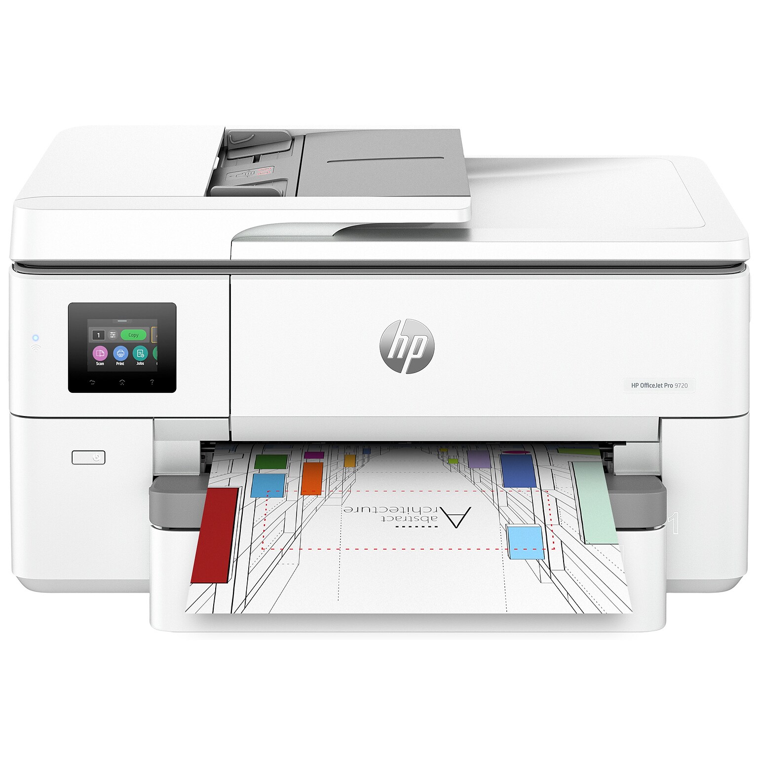 HP OfficeJet Pro 9720 Wireless Color Wide Format All-in-One Inkjet Printer, Best for Office, 3 Months Free Ink (C2XF9A#B1H)