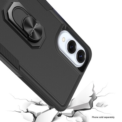 SaharaCase Raider Series Kickstand Phone Case for Samsung Galaxy S25 Edge, Shock Absorbing, Scorpion Black (CP00835)