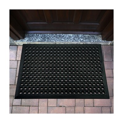 Floortex Doortex Open-Top Anti-Fatigue Mat, 47 x 35, Black (NREMFLRU0105)