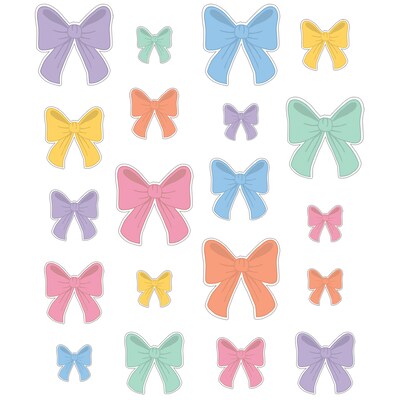 Teacher Created Resources Bows Accents, Assorted Sizes, 60/Pack, 3 Packs/Bundle (TCR9299-3)