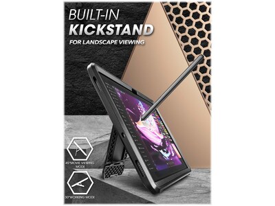 SUPCASE Unicorn Beetle Pro Polycarbonate 14.6" Rugged Case for Samsung Galaxy Tab S8 Ultra, Black (843439117587)