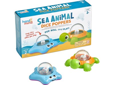 hand2mind Sea Animal Dice Poppers (95388)