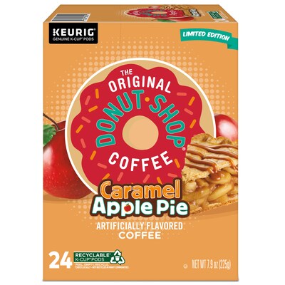 The Original Donut Shop Caramel Apple Pie Coffee Keurig® K-Cup® Pods, Light Roast, 24/Carton (5000355500)