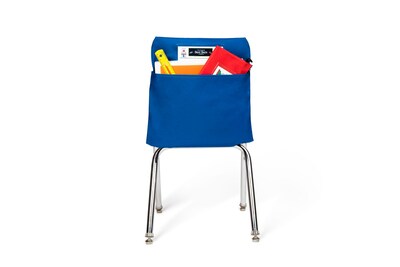 Seat Sack Seat Storage, 18 x 10.25 x 8.5, Blue, 25/Pack (01190)
