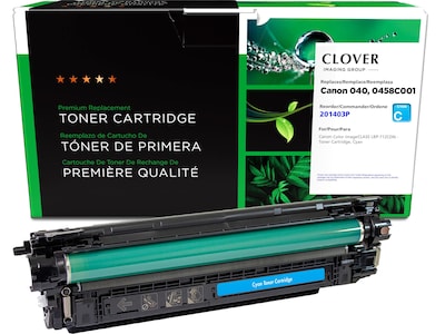 Clover Imaging Group Remanufactured Cyan Standard Yield Toner Cartridge Replacement for Canon 040 (0458C001)