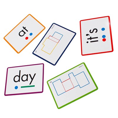 Junior Learning Rainbow Phonics Sight Word Cards, High Freguency, 52/Pack (JRLRP108)