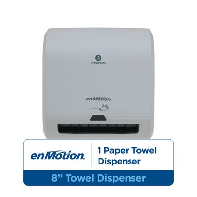 enmotion Hardwound Paper Towel Dispenser, Gray (59497A)