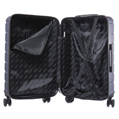 InUSA Trend 2-Piece Hardside Spinner Luggage Set, TSA Checkpoint Friendly, Blue (IUTRE0SM-BLU)