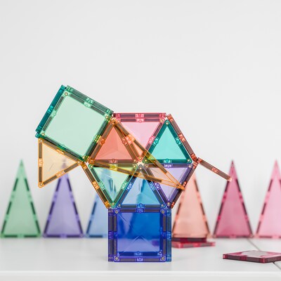 Connetix Magnetic Tiles Pastel Mini Pack, 32 Pieces (CNTP00032MI)