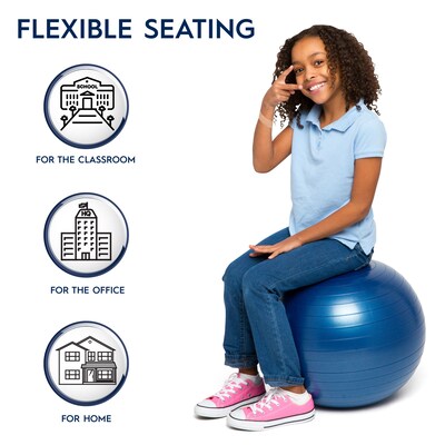 Bouncy Bands Balance Ball, 45cm, Blue (BBAWBS45BU)
