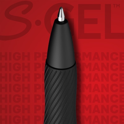 Sharpie S-Gel Retractable Gel Pen, Medium Point, Black Ink, 2/Pack (2096156)