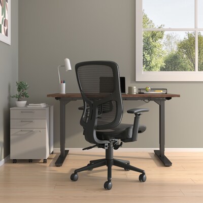 Staples Kroy Ergonomic Mesh Swivel Task Chair, Black (UN59456)