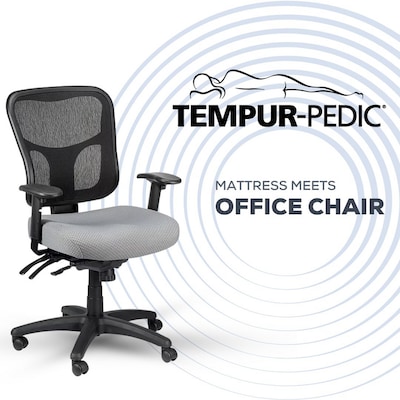 Tempur-Pedic TP8000 Ergonomic Mesh Task Chair, Gray (TP8000-GREY)
