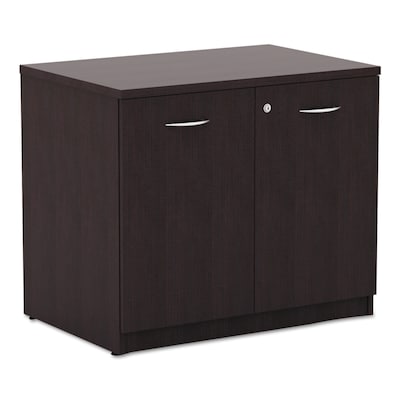 UPC 042167304645 product image for Alera Valencia Series Storage Cabinet, 34w X 22 3/4d X 29 1/2h, Espresso (ALEVA6 | upcitemdb.com