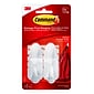 Command™ Medium Designer Hooks, White, 2 Hooks (17081ES)